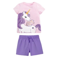baby girl clothes kids ropa summer girl sets cotton %d9%85%d9%84%d8%a7%d8%a8%d8%b3 %d8%a7%d8%b7%d9%81%d8%a7%d9%84 cartton printed clothing pour enfants short sleeves for 2 7 y