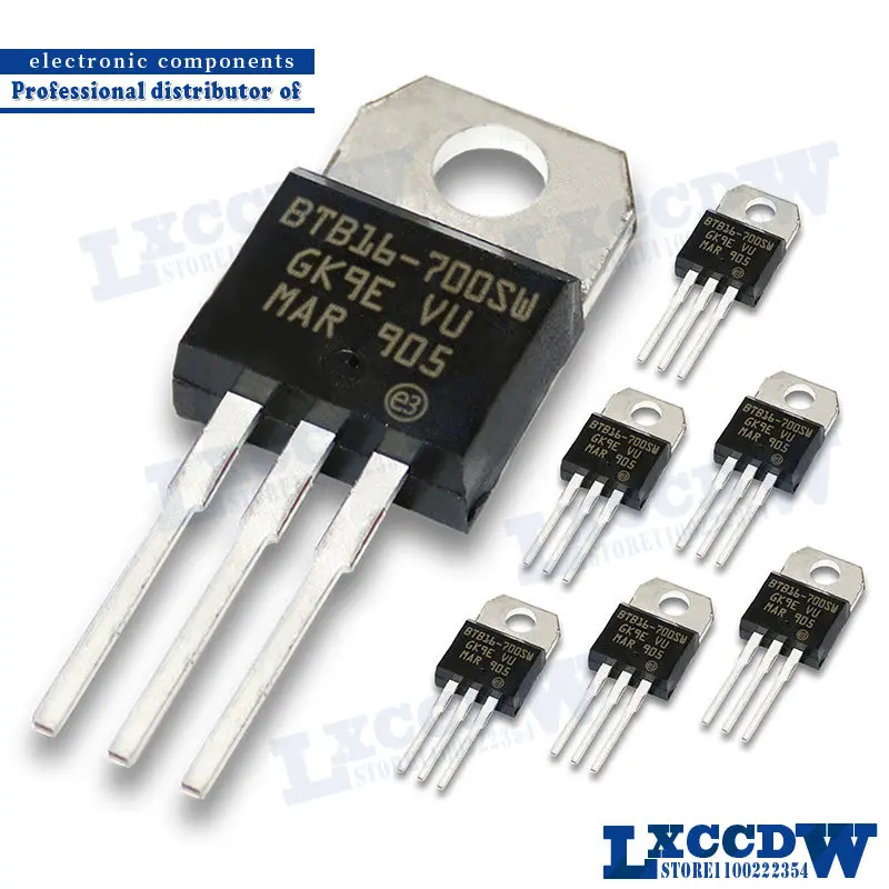 

5pcs BTB16-700SW TO-220 BTB16-700BW TO220 BTB16 700SW BTB16-700