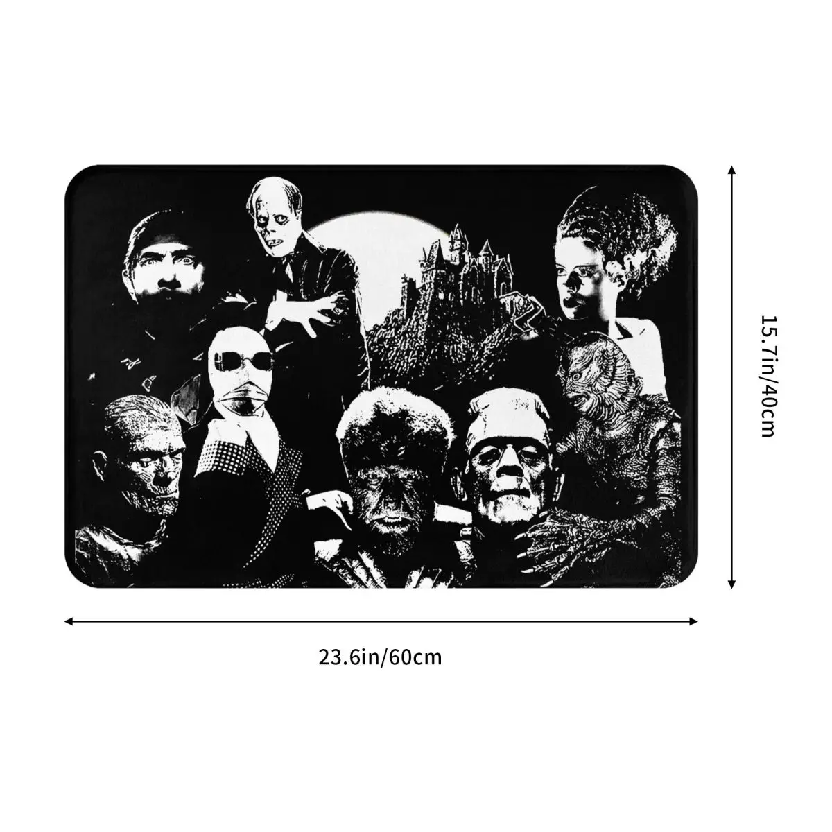 Коврик для ванной комнаты Вселенная монстров