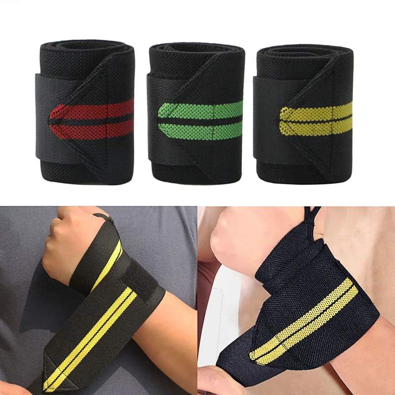 

Adjustable Bracers Sport Wrist Weight Lifting Strap Fitness Gym Wrap Bandage Hand Support Wristband Carpal Protector Wrist Brace