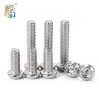 10pcslot m2 m2 5 m3 m4 m5 m6 m8 m10 a2 70 stainless steel torx button head tamper proof security screws