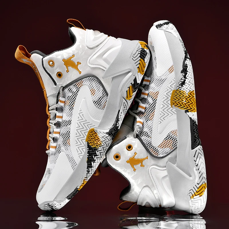 Men's Women's Cushioning Lightweight Basketball Sneakers Breathable Sneakers 35-45