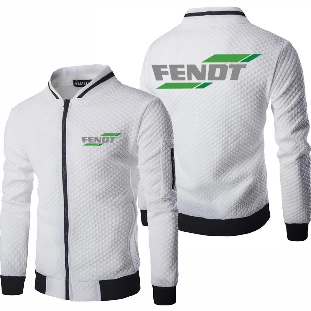 

Новинка, Мужская демисезонная куртка с логотипом Fendt, модная спортивная одежда с длинным рукавом, повседневная толстовка на молнии, мужские свитшоты