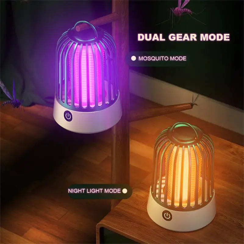 Электрическая Лампа От Комаров Уф-ловушка Перезаряжаемая Солнечная Батарея Для