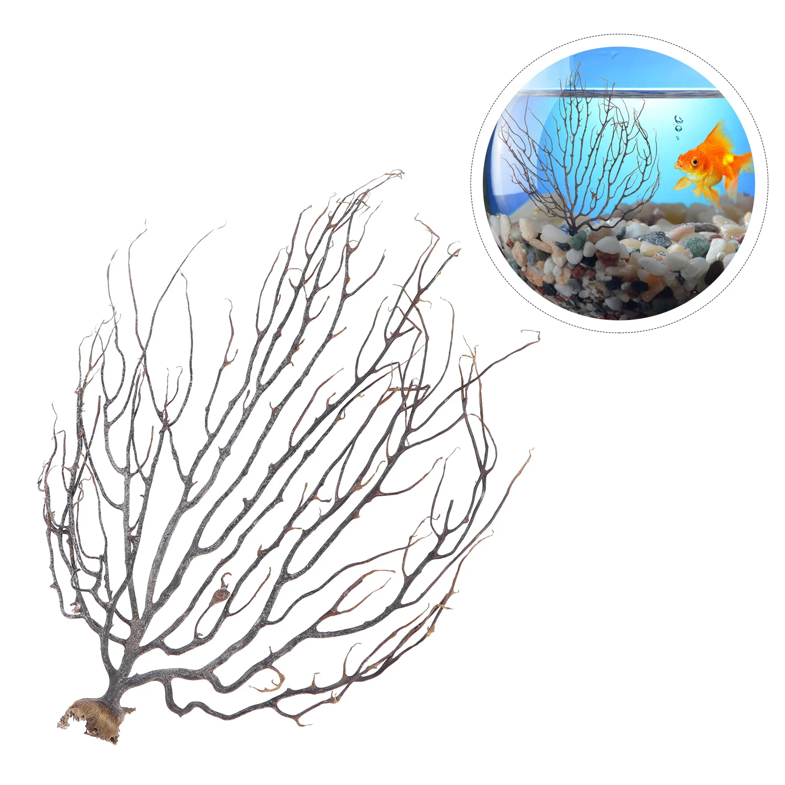 

Decor Coral Tank Aquarium Ornament Lifelike Artificial Underwater Creative Sea Anemone Simulated Ocean Seaweed Decoration Twigs