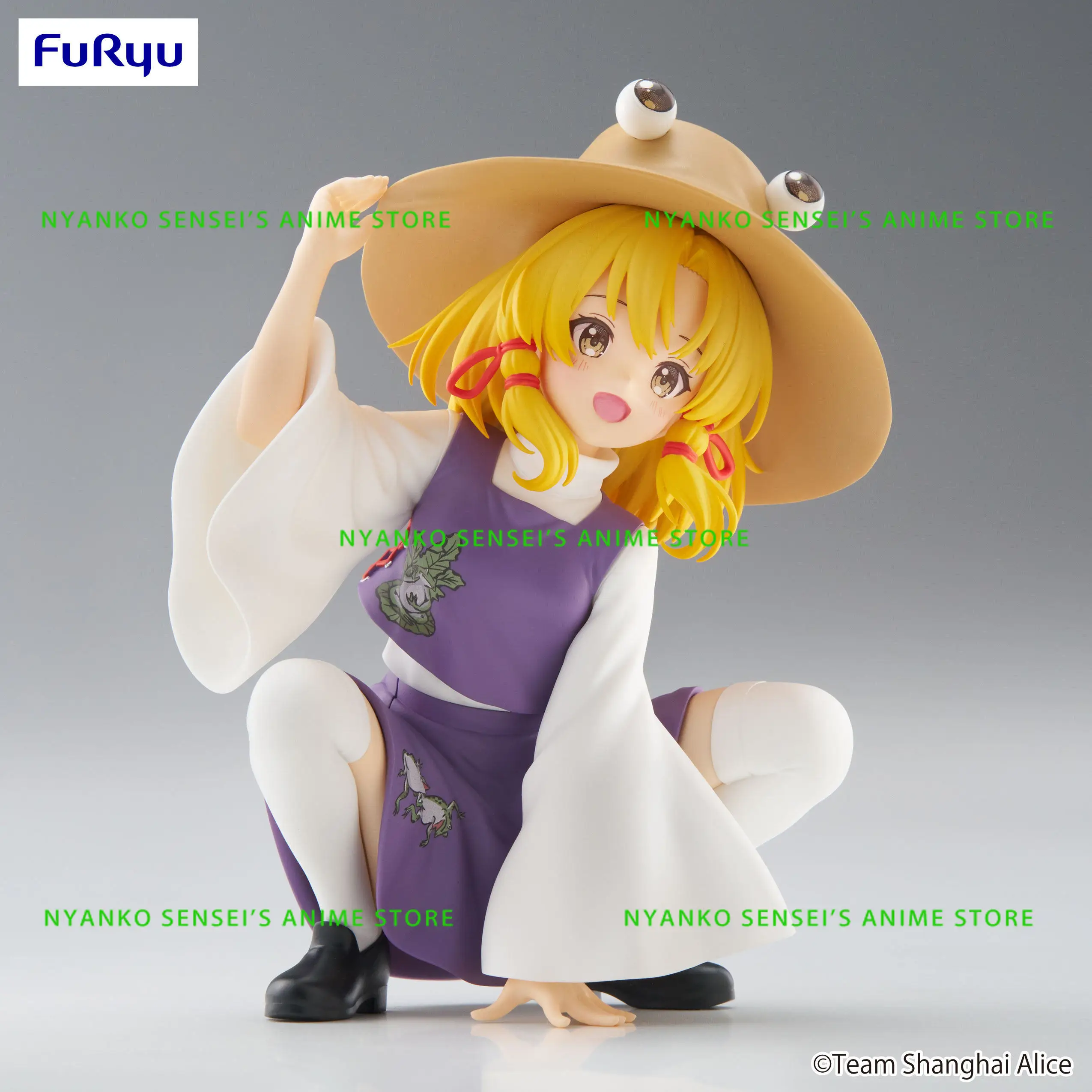 Фото В наличии: Фигурка FuRyu Noodle Stopper Touhou Project Суако Мория, 10 см, аниме-модель, игрушка-кукла, модный настольный коллекционный предмет №4
