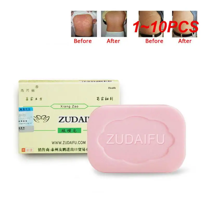 

1 ~ 10 шт. Zudaifu серное мыло очищающее средство контроль жирности Отбеливание лица серное мыло очищающее средство для кожи мыло ручной работы