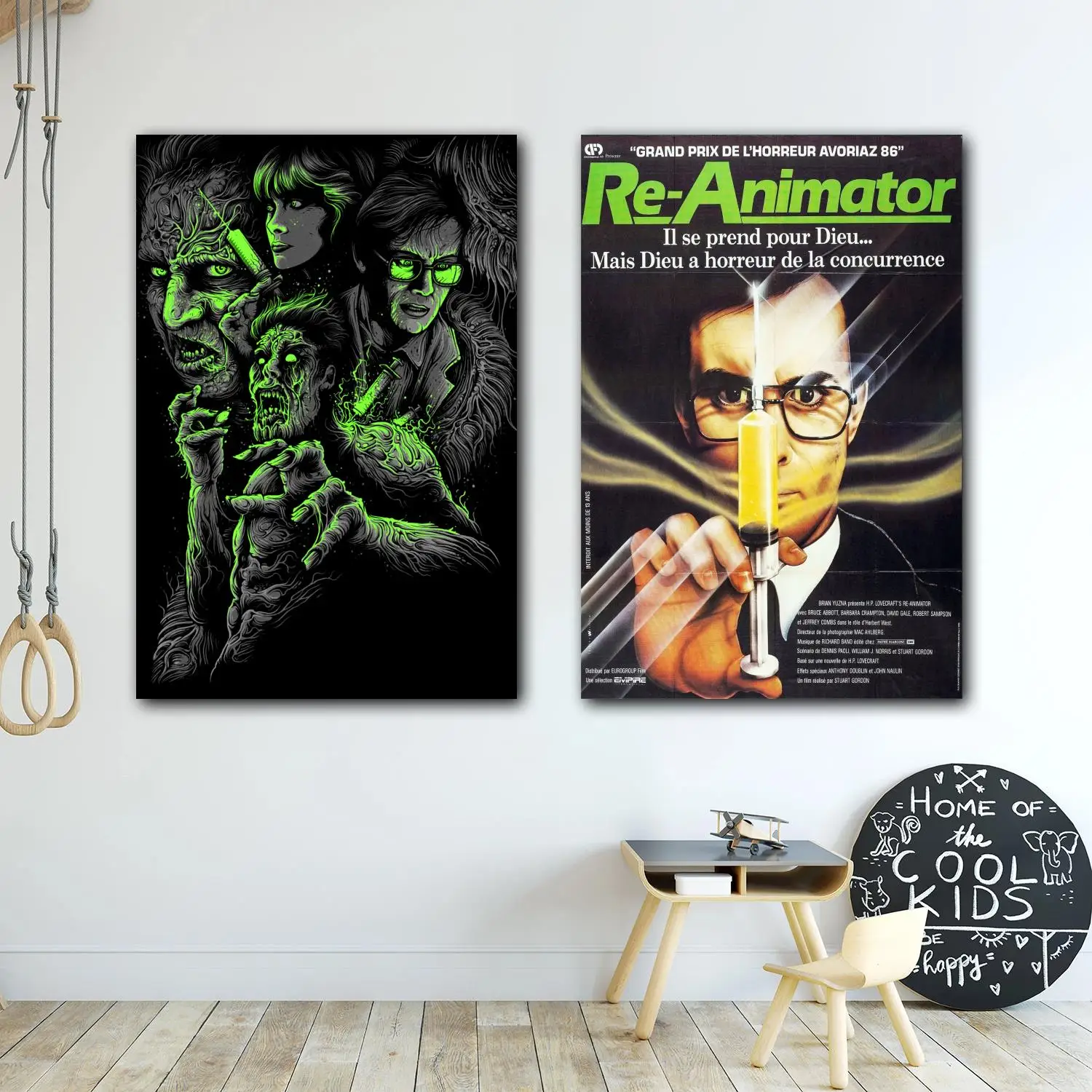 

re-animator Movie Decorative Canvas 24x36 Posters Room Bar Cafe Decor Gift Print Art Wall Paintings
