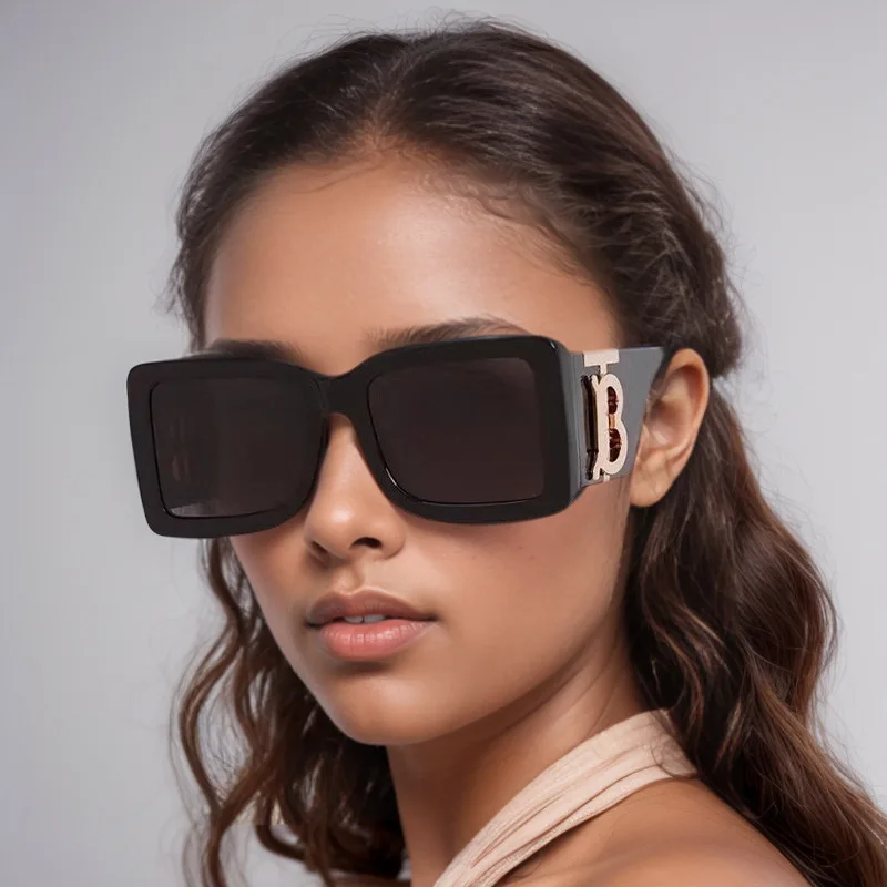 LeonLion Большие Квадратные Солнцезащитные очки женские модные солнцезащитные в