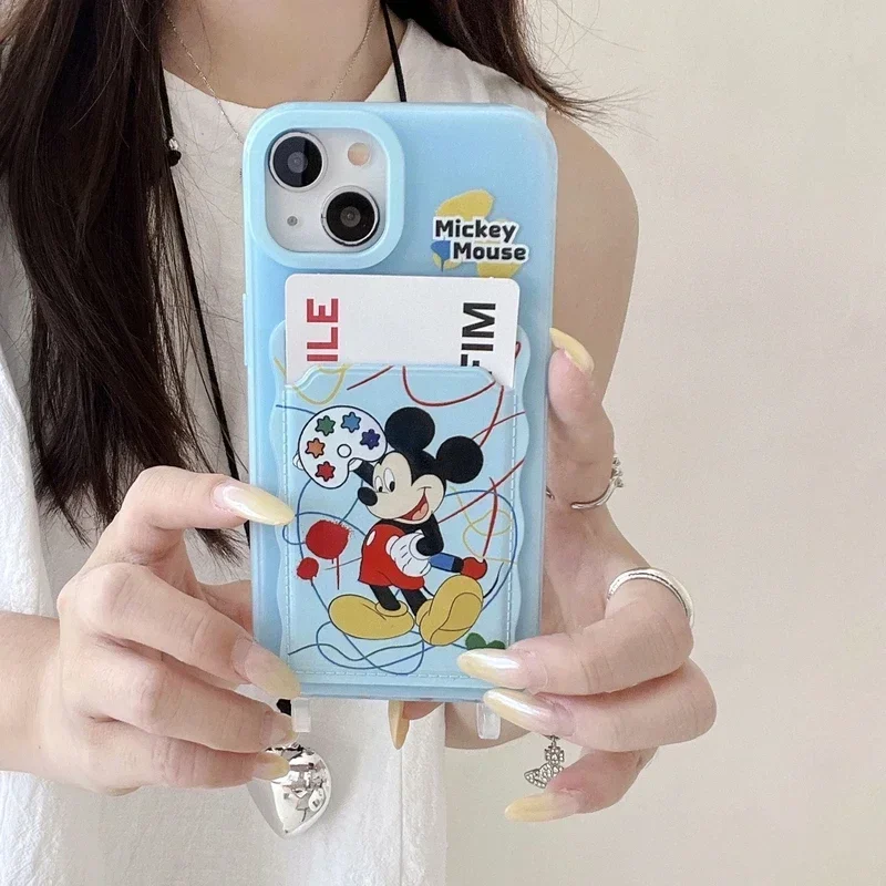 Мягкий ТПУ чехол-кошелек для iPhone 15 Pro 14 13 Max