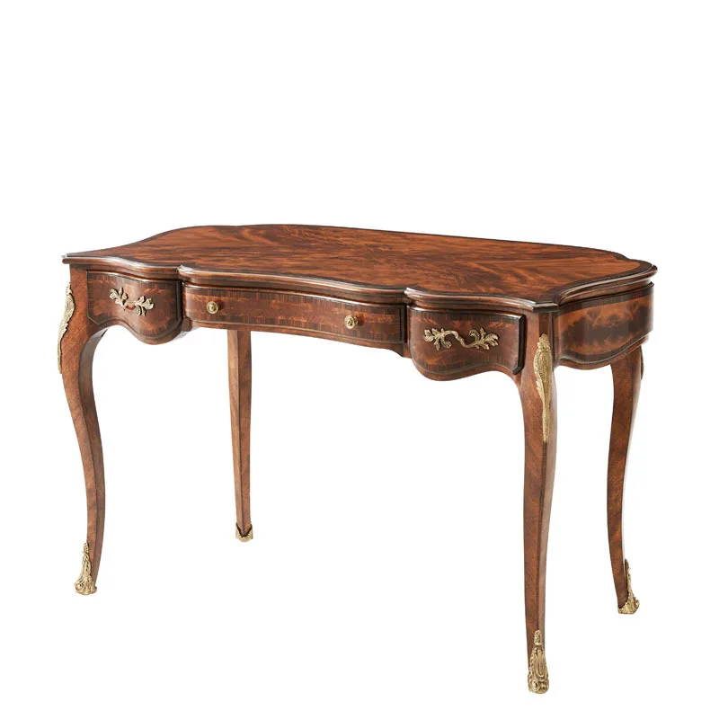 

Мебель для гостиной, стол для крыльца, деревянный паркет особой формы, британские резные аксессуары из чистой меди для дворца