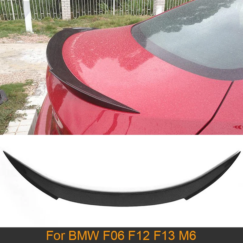

Carbon Fiber Rear Trunk Spoiler Wing For BMW 6 Series F06 F12 F13 M6 640i 650i 2014 - 2016 Car Tail Trunk Lid Lip Wing Spoiler