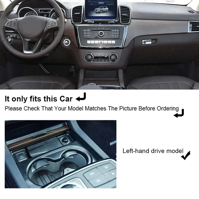 Автомобильное зарядное устройство для быстрой зарядки QI Mercedes Benz GL ML GLS GLE W166 C292 X166