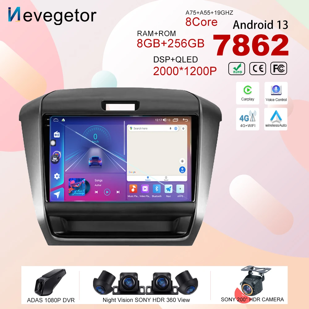 Автомобильный DVD-плеер для Honda Freed 2 2016-2020 Android13 5G Wi-Fi Радио Стерео Мультимедийный