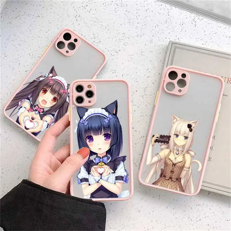 

Chocola Nekopara anime Phone Case matte transparent For iphone 14 11 12 13 plus mini x xs xr pro max cover