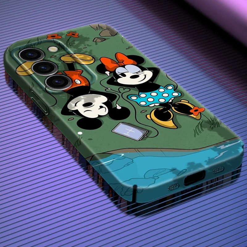 

Love Mickey Minnie Mouse Film Phone Case For Samsung A73 A54 A53 A34 A32 A23 A22 A21 A14 A13 A12 A04 5G Feilin Hard Cover