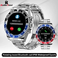 rollstimi smart watch men 2022 new ip68 waterproof sports fitness smart bracelet ecgppg bluetooth smart watch for android ios