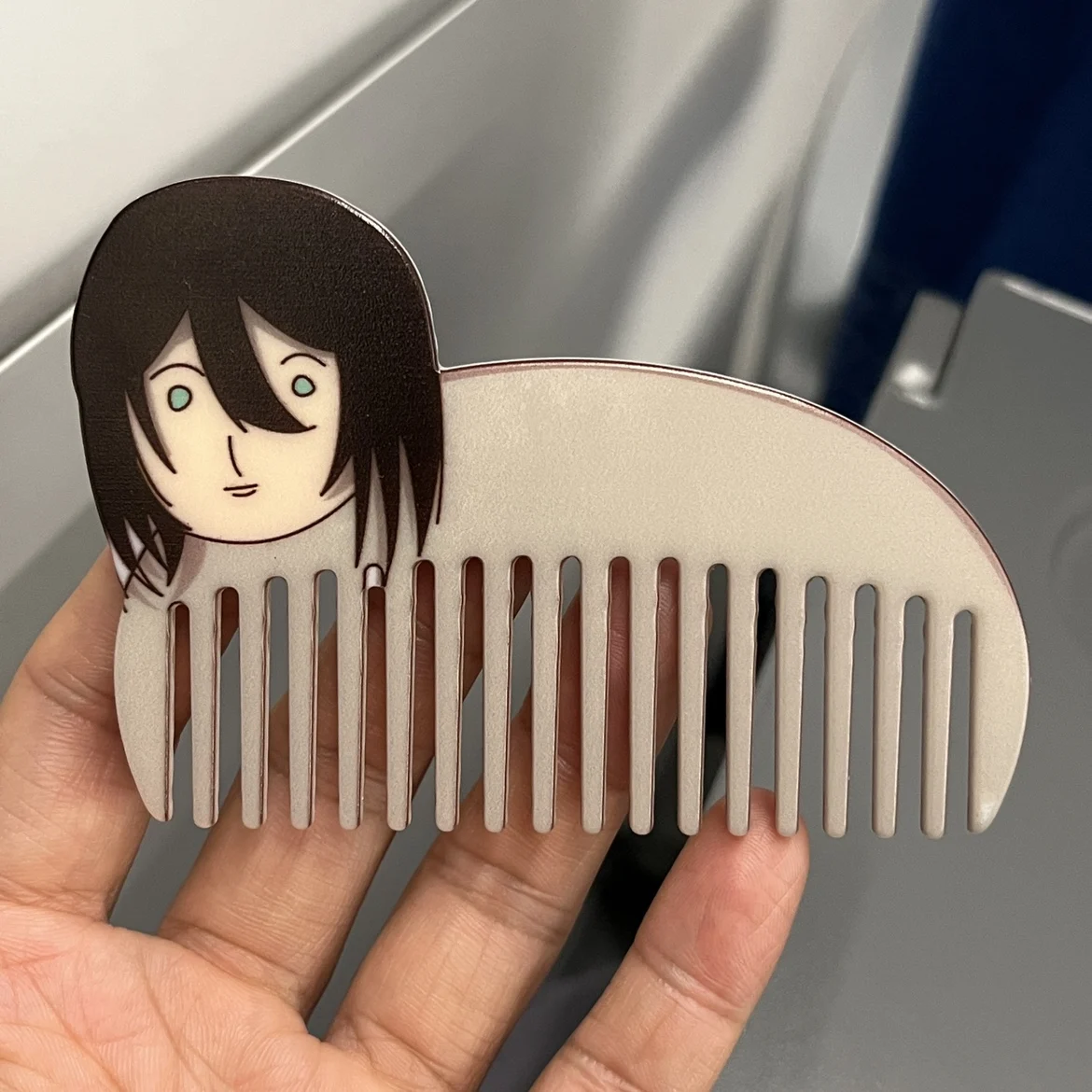 Фото Аниме «Атака Титанов» Shingeki No Kyojin Levi Ackerman Eren Jaeger Hange Zoe Косплей Мультяшная расческа Аксессуар Амбитус Талисман Подарок №2