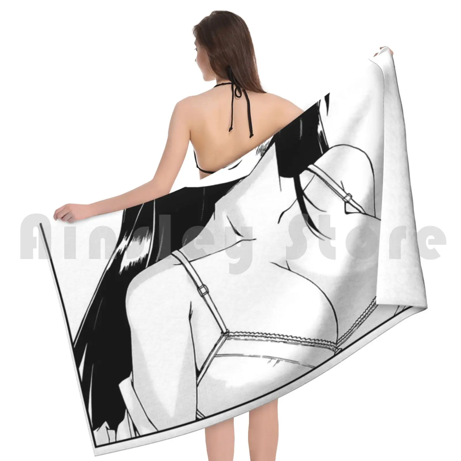 Эротическое полотенце на заказ эротическое банное с большими сосками |