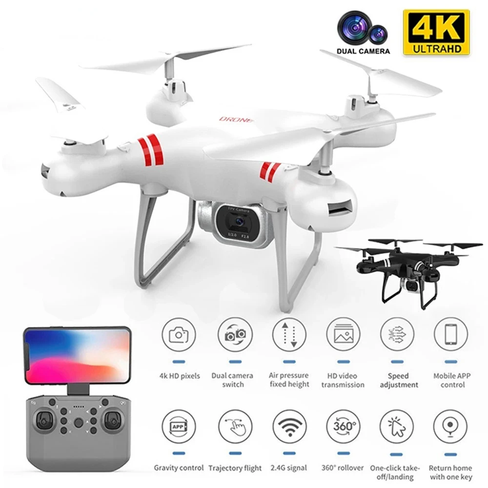 Новинка, Квадрокоптер KY101 с камерой 4K, HD, Wi-Fi, GPS, Fpv, пневматические Дроны с фиксированной высотой и четырьмя осями