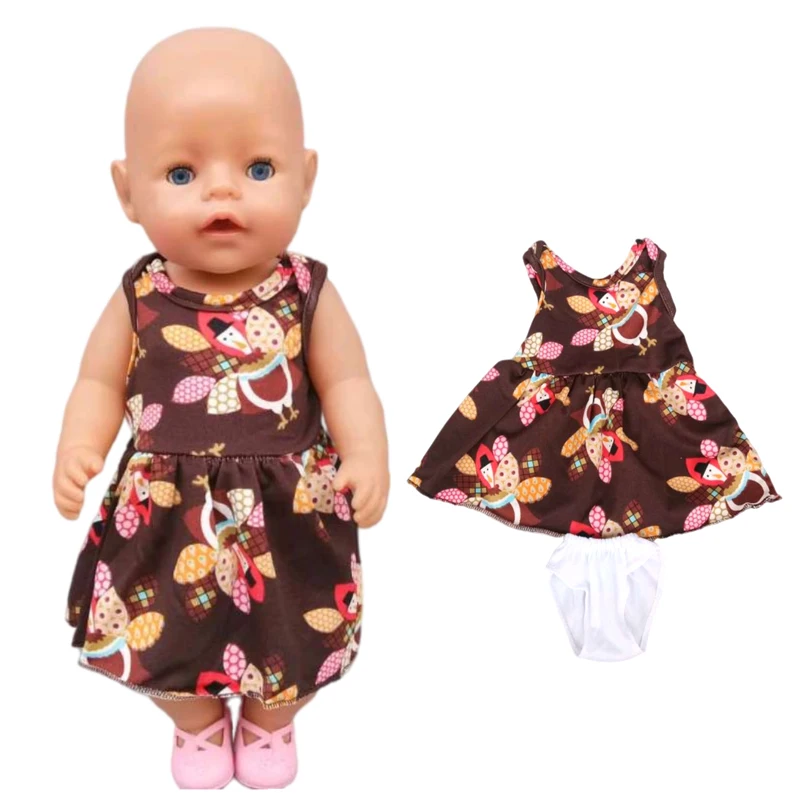 Doll Unicorn Romper Clothes for 40cm 43cm Born Baby Doll Wear Sets for 18 Inch Doll Coat Accessories Toys Wear images - 6