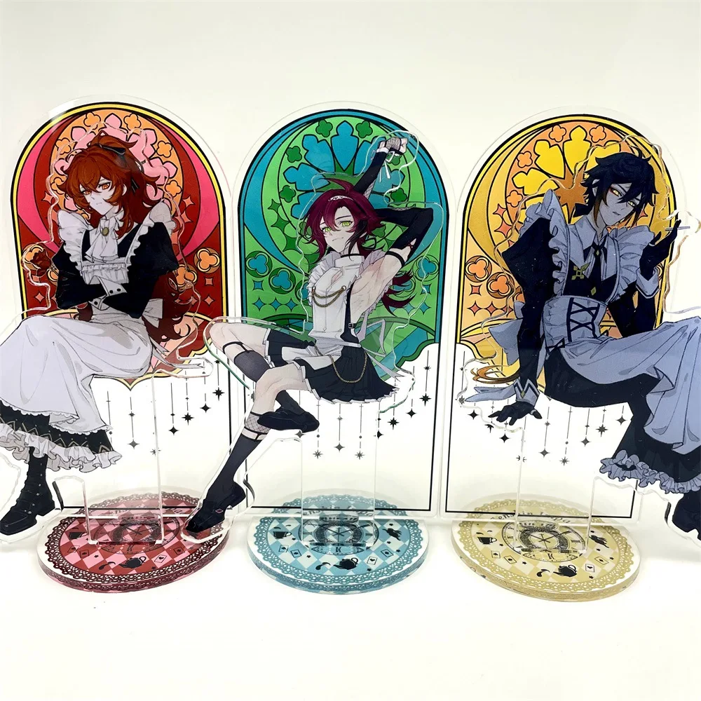 

Game Genshin Impact Stand Acrylic Figurines Xiao Venti Ayato Tartaglia Razor Kaeya Scaramouche Diluc Model Plate Desk Decor