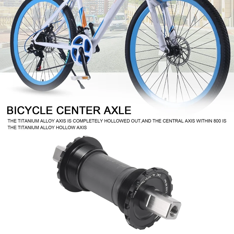 Титановый BSA английская резьба квадратный конусный Нижний Кронштейн 119 мм для