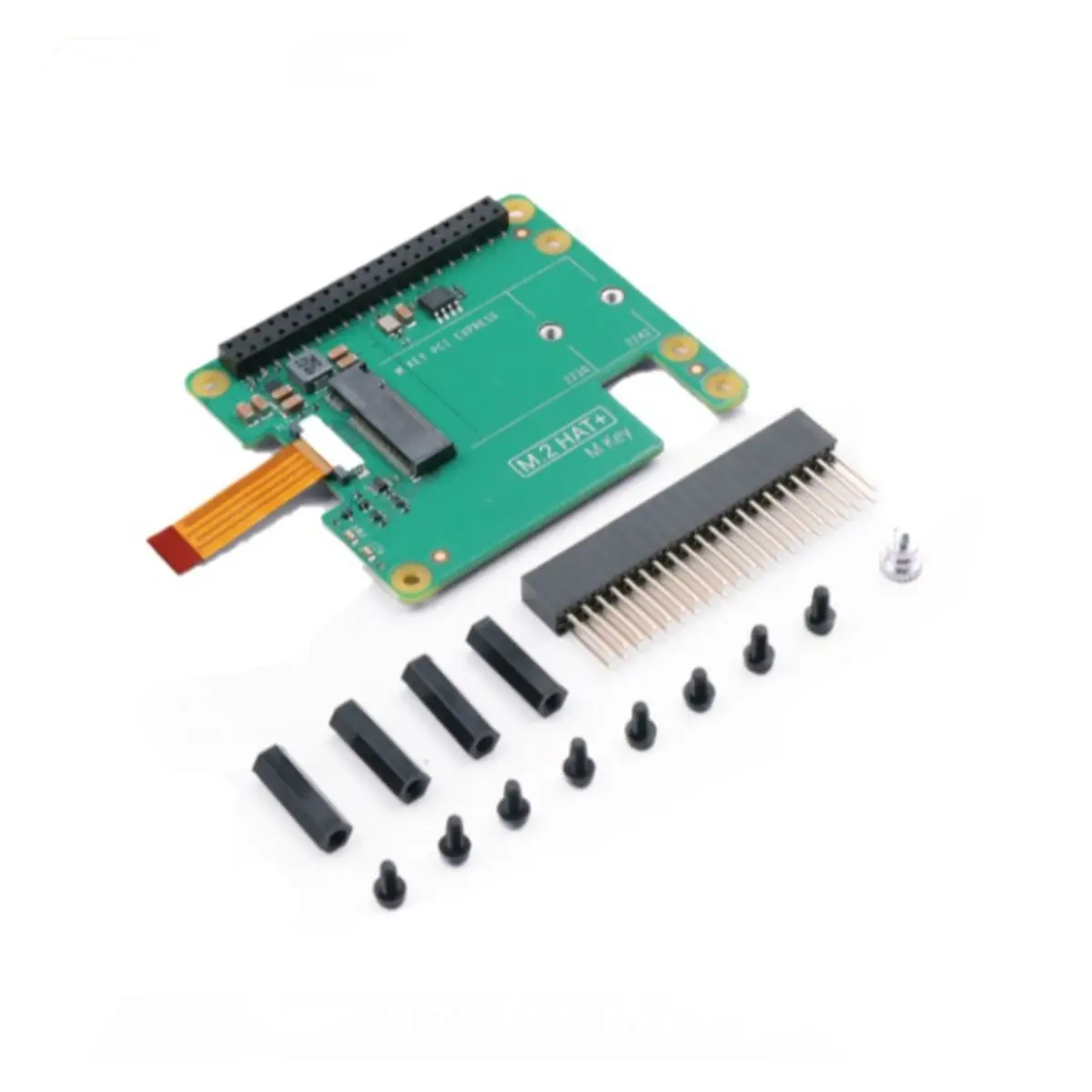 Плата расширения A96Z Pi 5 M.2 HAT NVMe SSD Gen2Gen3 PCIe M-Key для накопителей размером 22302242, адаптер GPIO PCI Express для RPI5 (art.: 3920dc0920cd4) - 3920dc0920cd4