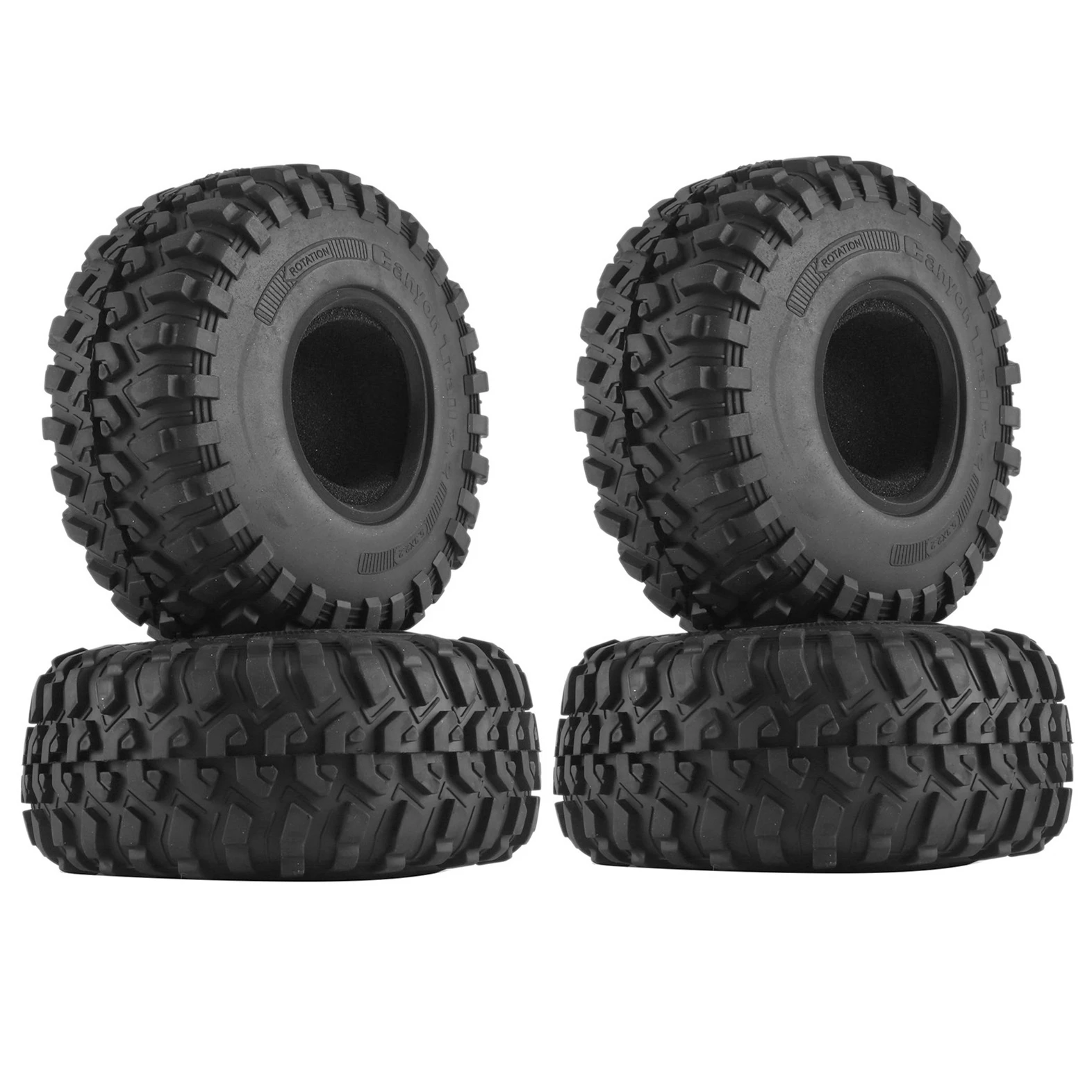 

132mm 2.2" Rubber Tire Wheel Tyre for 1/10 RC Crawler Car Axial SCX10 Wraith RR10 Capra RBX10 Traxxas TRX4 YK4082 YK4083