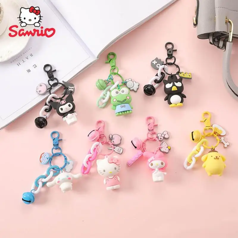 

Sanrio Kuromi Hello Kitty коричная подвеска брелок для автомобиля сумка для мобильного телефона тонкие аксессуары подарок для девушки