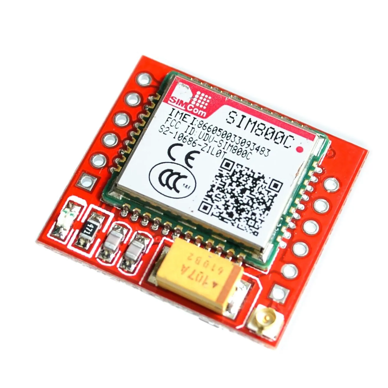 SIM800 SIM800C GSM GPRS модуль 5 В/3 3 в TTL макетная плата IPEX с Bluetooth и TTS STM32 C51 |