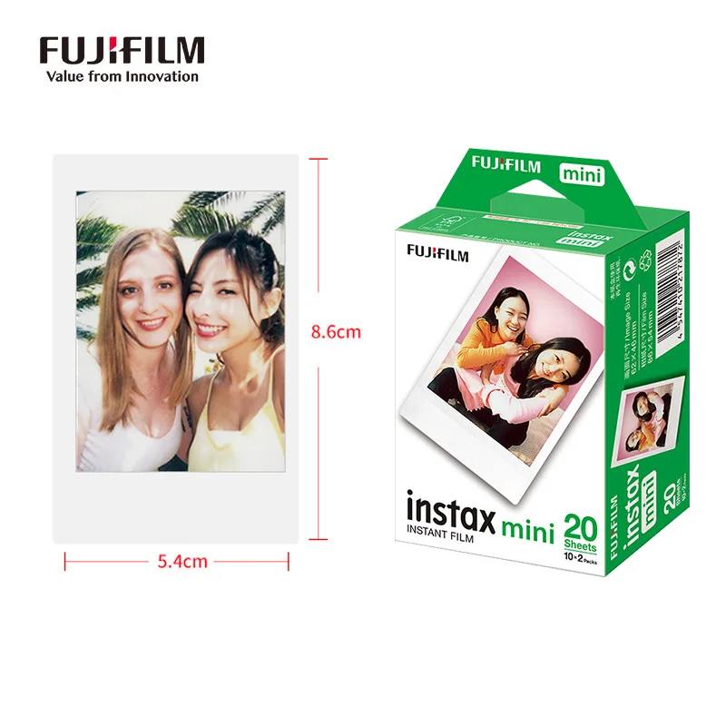 Фото Оригинальная фотобумага Fujifilm Instax Mini для моментальных камер Fuji Instax Mini 13, 12, 11, 9, 40, 70, 90, Link, Liplay, EVO №3