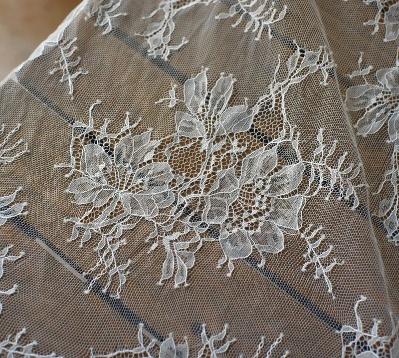 1 ярд цена мягкая приятная для кожи неэластичная кружевная ткань сетчатая с