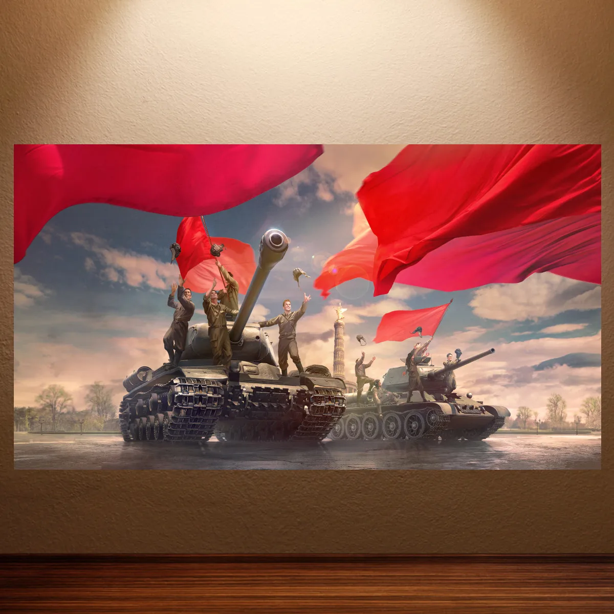 

Плакат War Thunder World of Tanks WXPYU