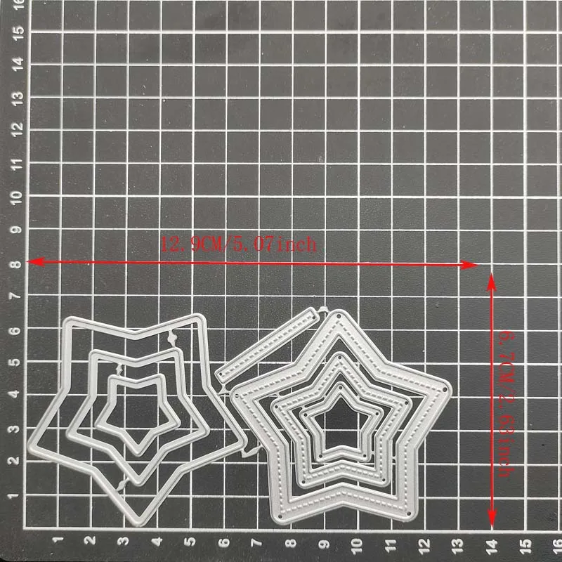 Звезды металлические Вырубные штампы фотоальбом бумажная карта шаблон форма