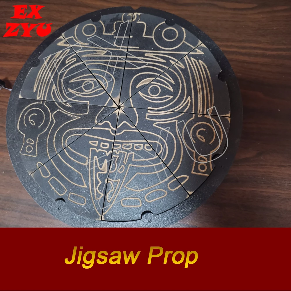 

Escape Room Props Jigsaw Prop Put the 8 modules in correct positions to discover pattern unlock Adventure chamber room EX ZYU