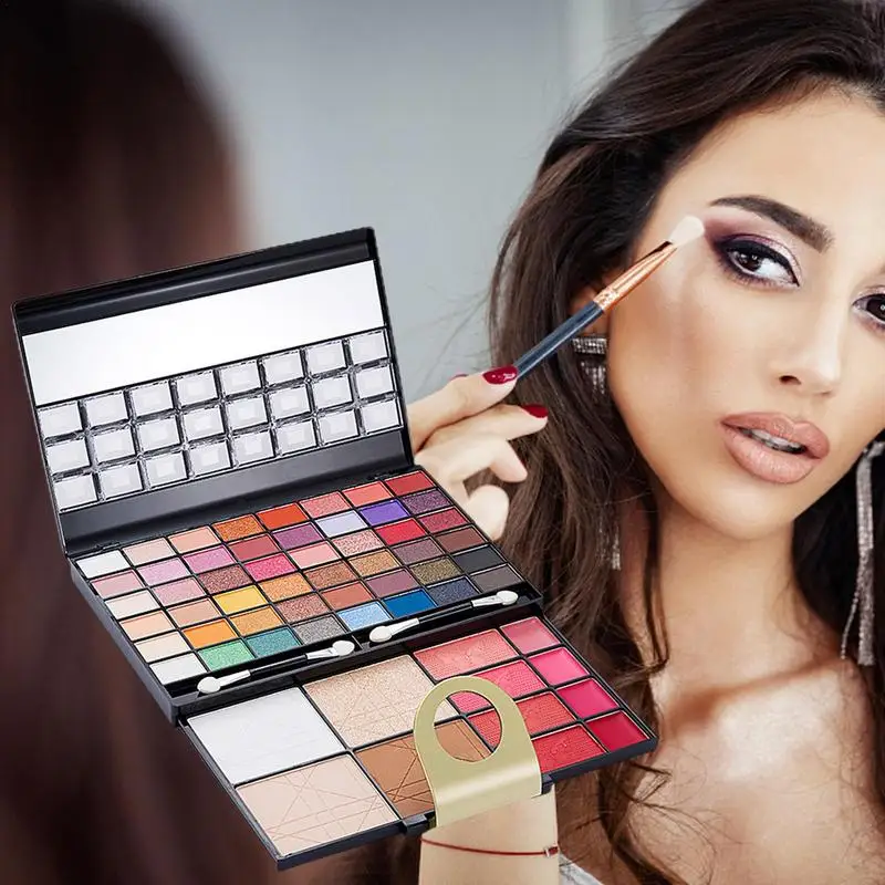 

Professional Makeup Gift Set All InMakeup Box Set 60 Color Blush Lipstick Eye Shadow Make Up Gift For Teen Girls And Women