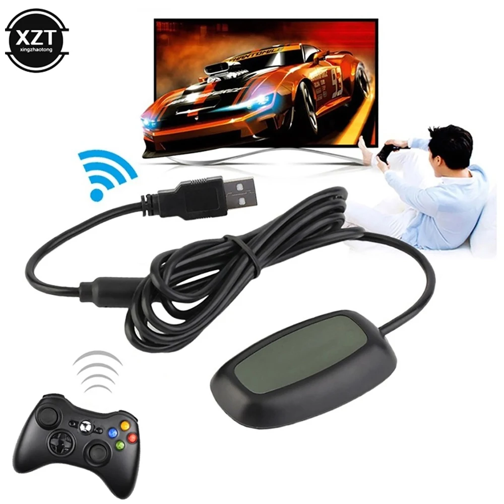 

For Xbox 360 Wireless Gamepad PC Adapter USB Receiver Supports Win7/8/10 System For Microsoft Xbox360 Controller Console