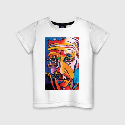 Детская футболка хлопок Альберт Эйнштейн |