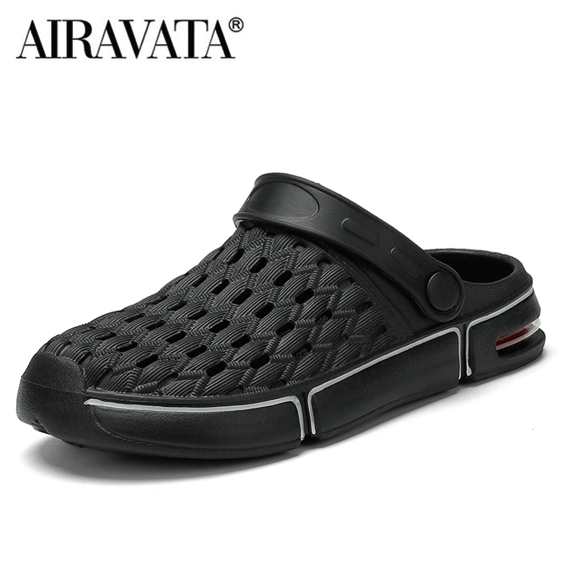 

Шлепанцы мужские с воздушной подушкой, пляжные сандалии, тапки для дома и сада, клоги