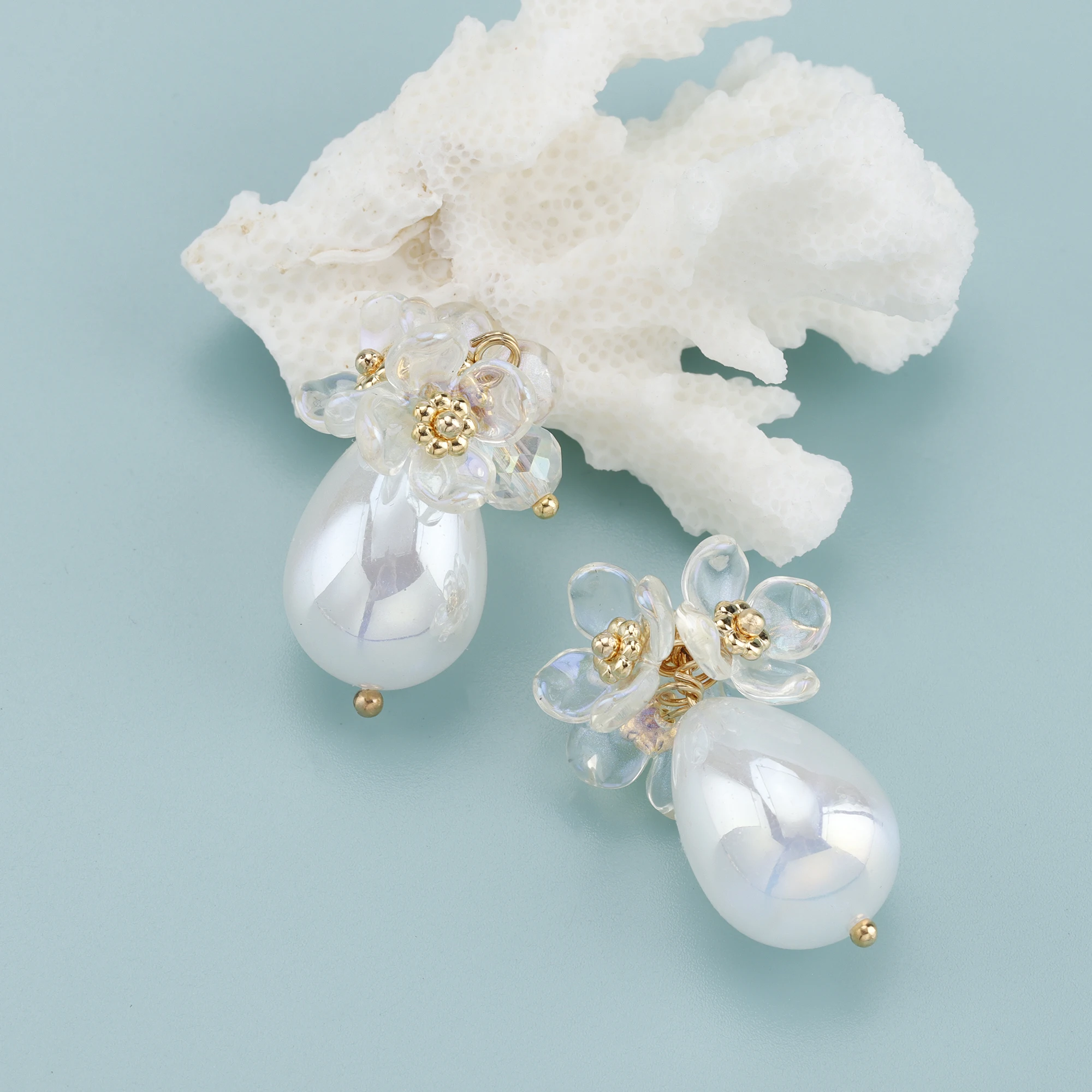 CHENGRUI MA41 аксессуары для ювелирных изделий позолоченные 18k шарик с кристаллами