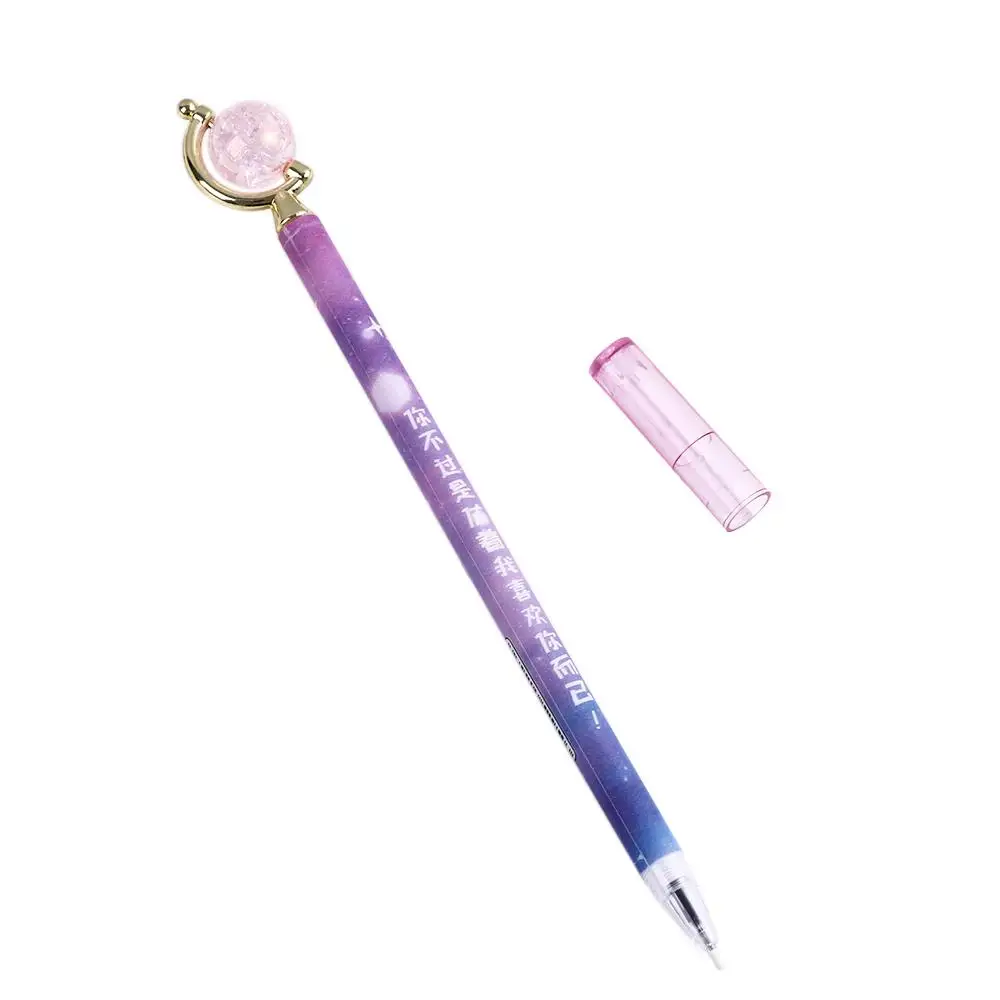 

Office for Kids Black 0.5mm Student Starry Sky Signature Pen Ball Pen Rotate Gel Pen Gel Pen