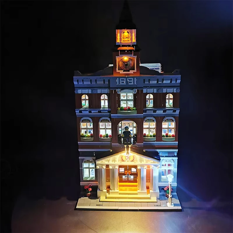 Детали для конструктора сделай сам совместимы с LEGO Town Hall 10224 набор строительных