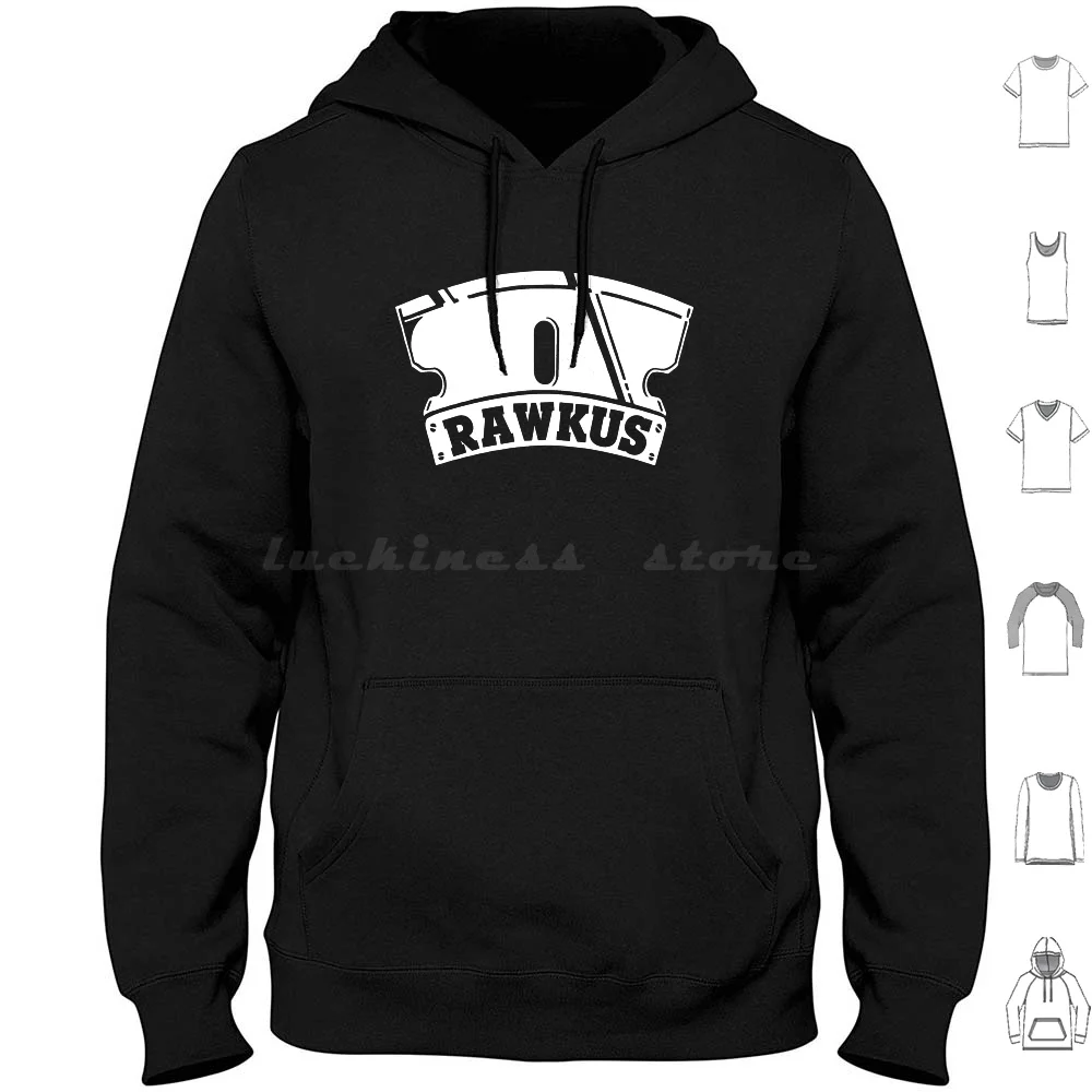 Old School Hip Hop Logo Hoodie cotton Long Sleeve Rawkus Records Hip Hop Rap Vintage Classic Retro Old School Old Skool