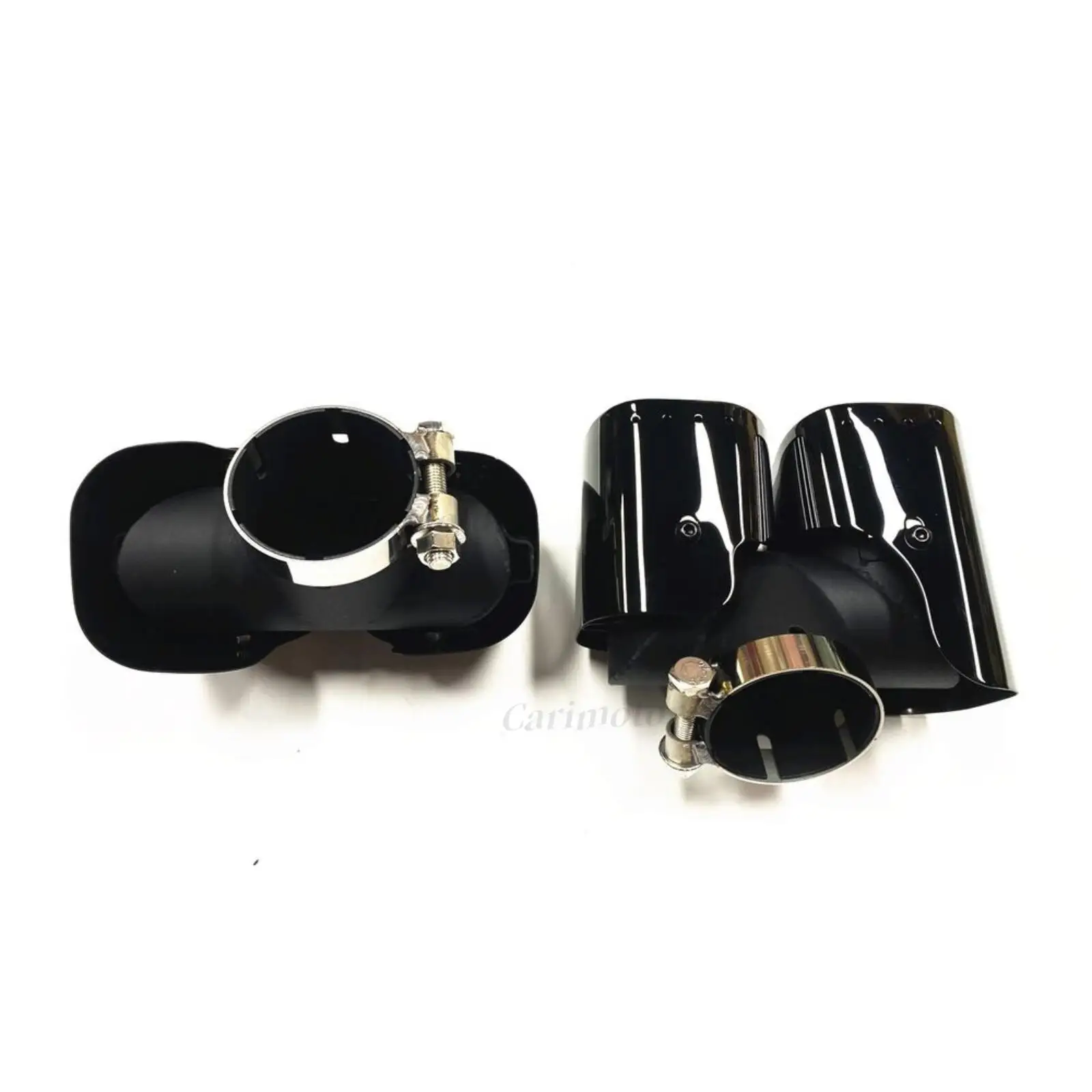 Насадки на задний глушитель автомобиля черные 1 комплект для Land Rover Defender 90 110 2020-2024