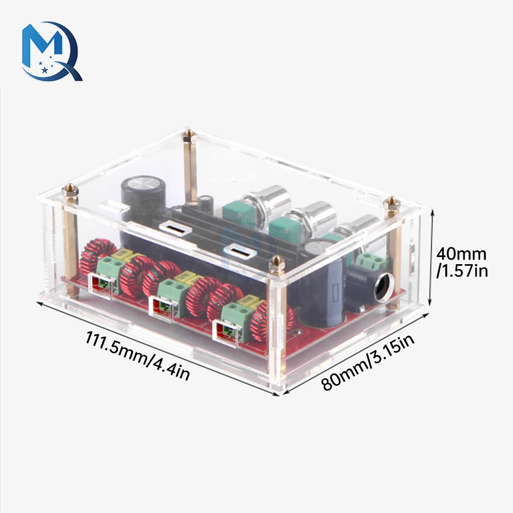 Плата усилителя TPA3116D2 2 1-канальная плата звука 2*80 Вт + 100 модуль цифрового высокой
