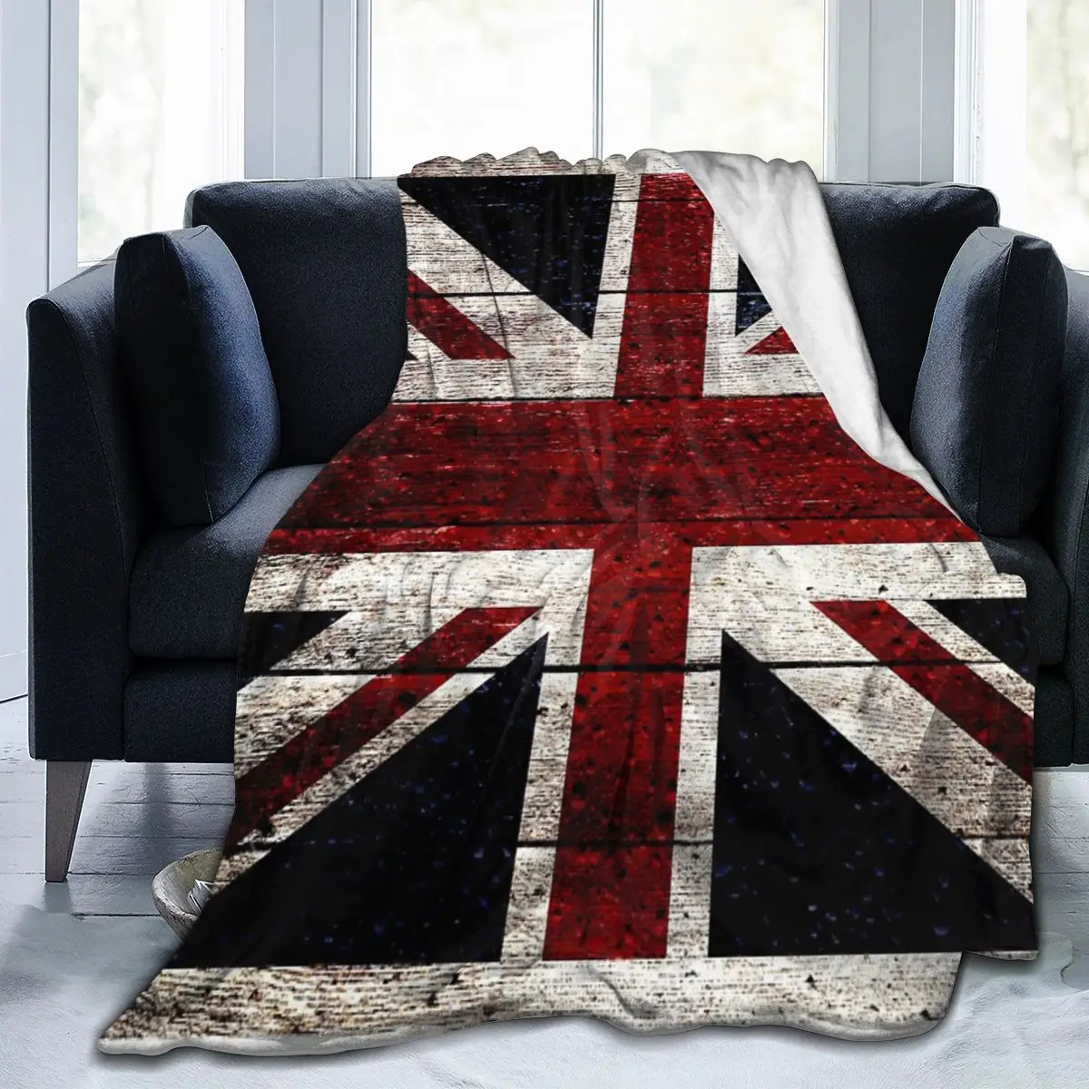 

Одеяло Union Jack, одеяло для лица, популярное одеяло в подарок на Рождество и день рождения, настраиваемое