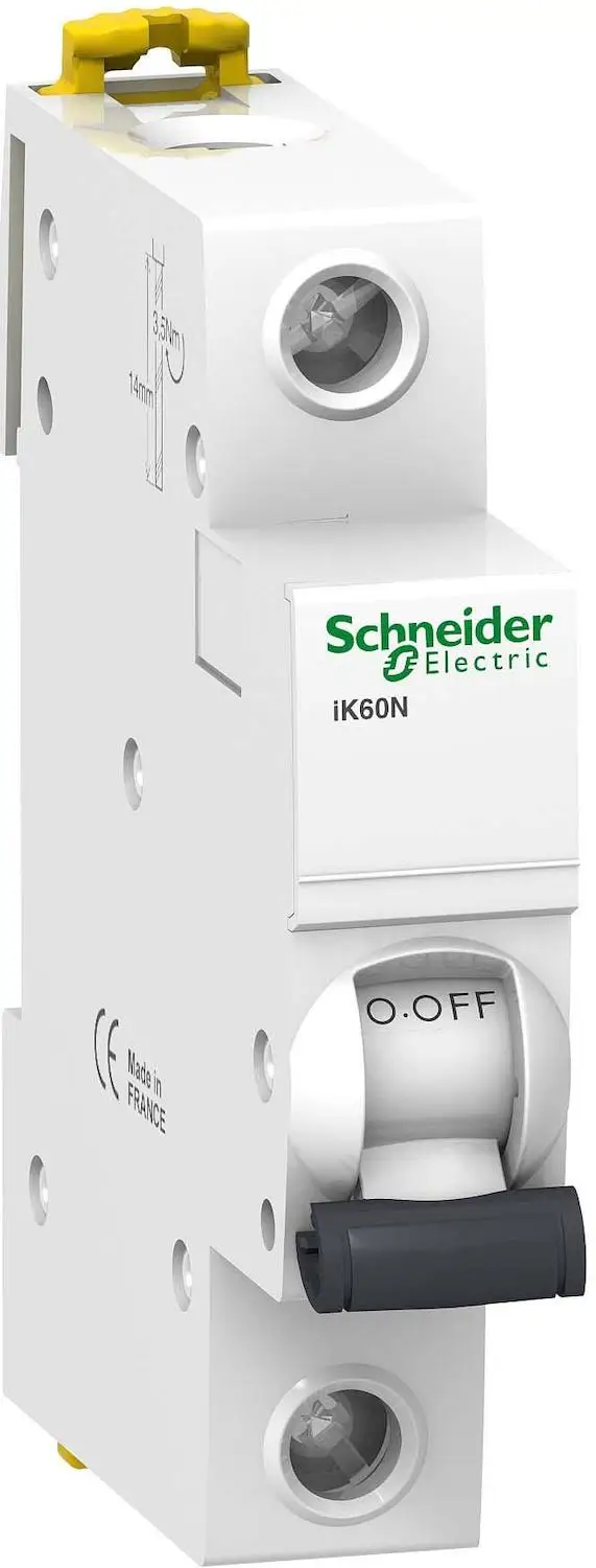 Автоматический выключатель однополюсный 4А Schneider Electric Acti 9 A9K24104 (6 кА