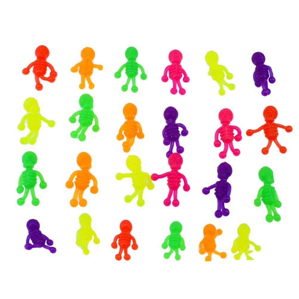 

24PCS Action Figures Human Bendable Stretchy Bendy Playthings for Pinata Party Favors Loot Bags Prizes