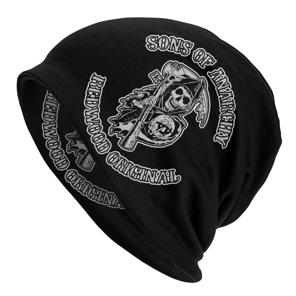 

SOA Sons Of Anarchy Caps Redwood Original Hip Hop Street Skullies Beanies Hats Spring Warm Thermal Elastic Bonnet Knitting Hats